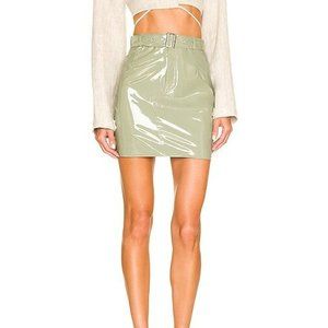 BNWT Revolve Camila Coelho Eliana Mini Skirt Sage Size S